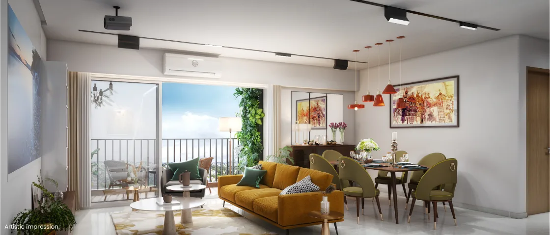 3.5 BHK Sky Residence with Study - Mahindra Eden - Image 6