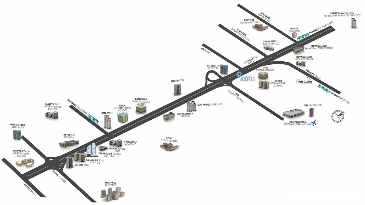 Executive 3 BHK Penthouse Style in Sattva Aeropolis - Image 4